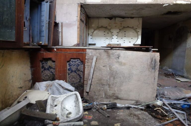 Un casino cerrado. Un edificio en el abandono