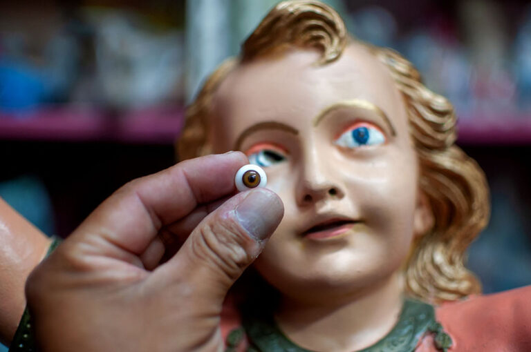 Un Niño Jesús retocado