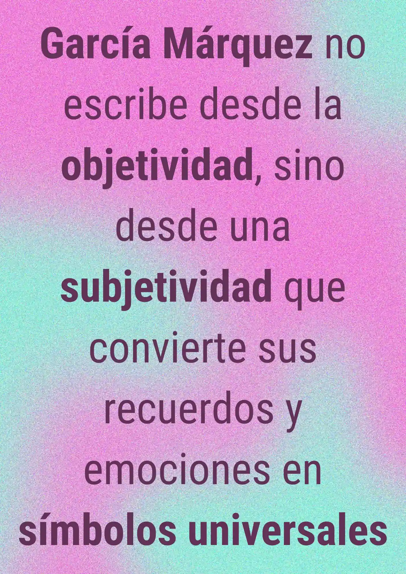 alt="cómo es la literatura de Gabriel García Márquez"