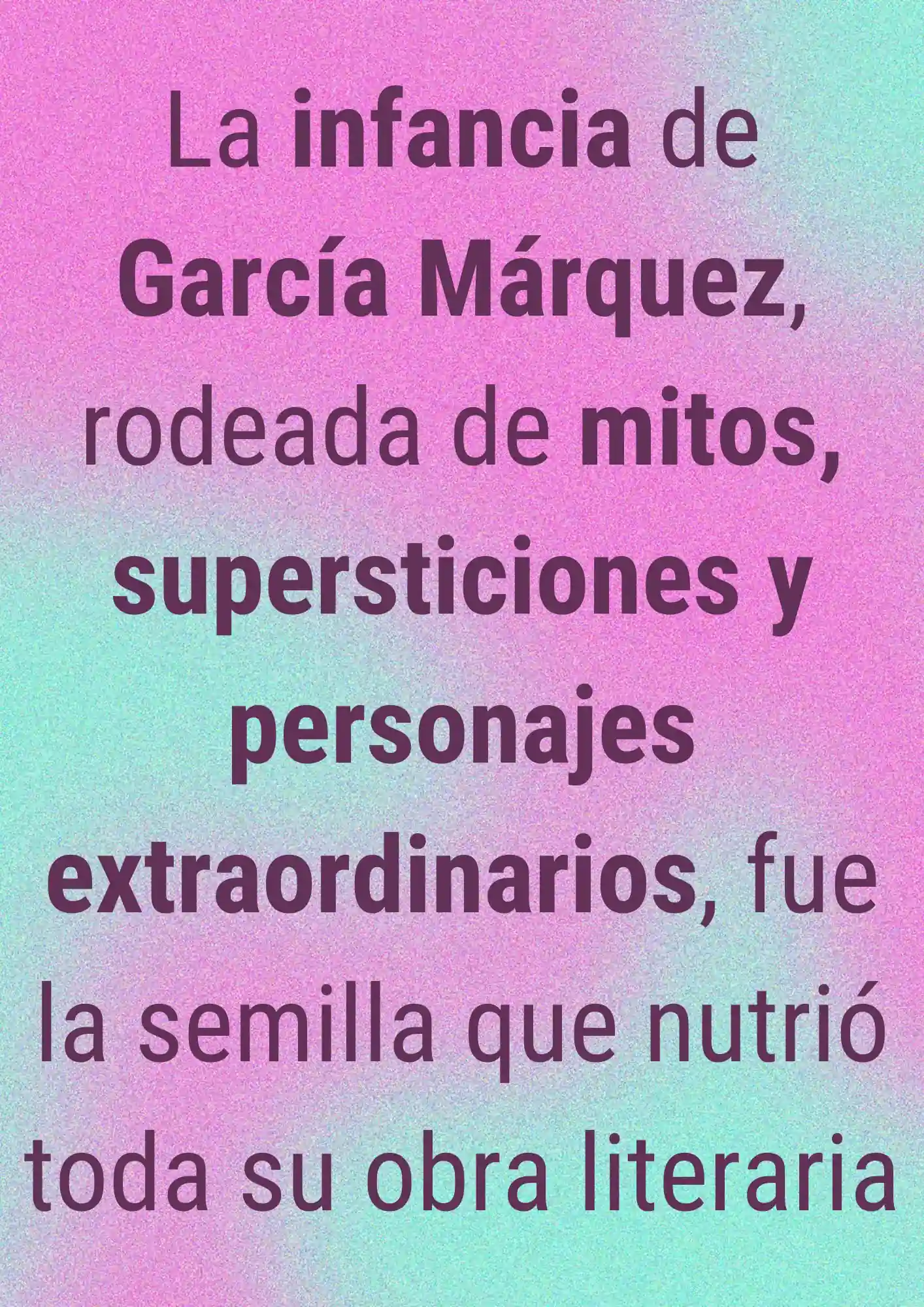 alt="cómo es la literatura de Gabriel García Márquez"