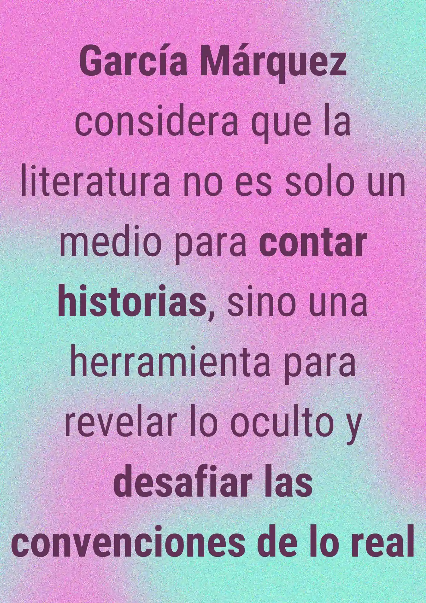 alt="cómo es la literatura de Gabriel García Márquez"