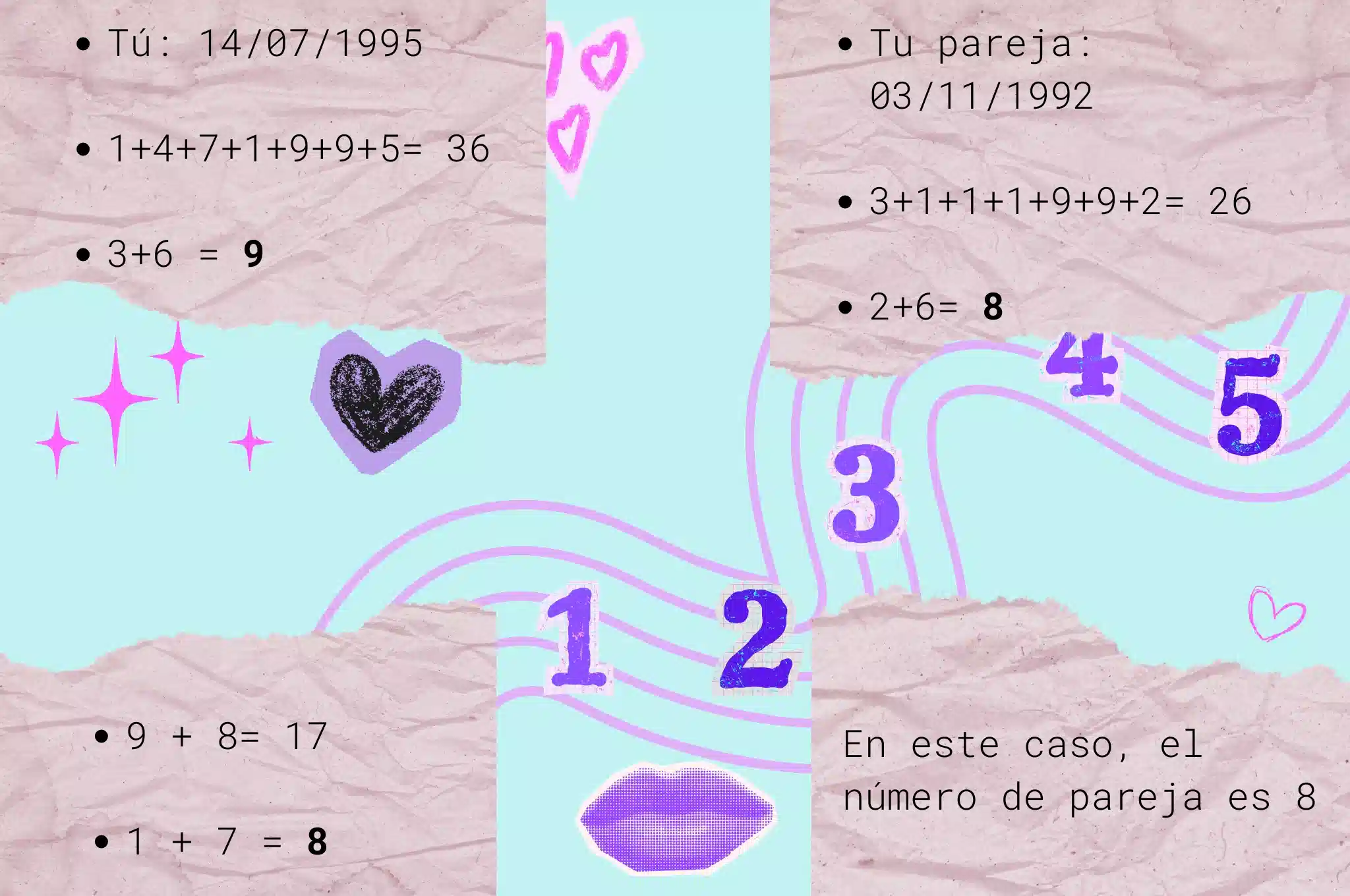 numero de pareja calcula gratis