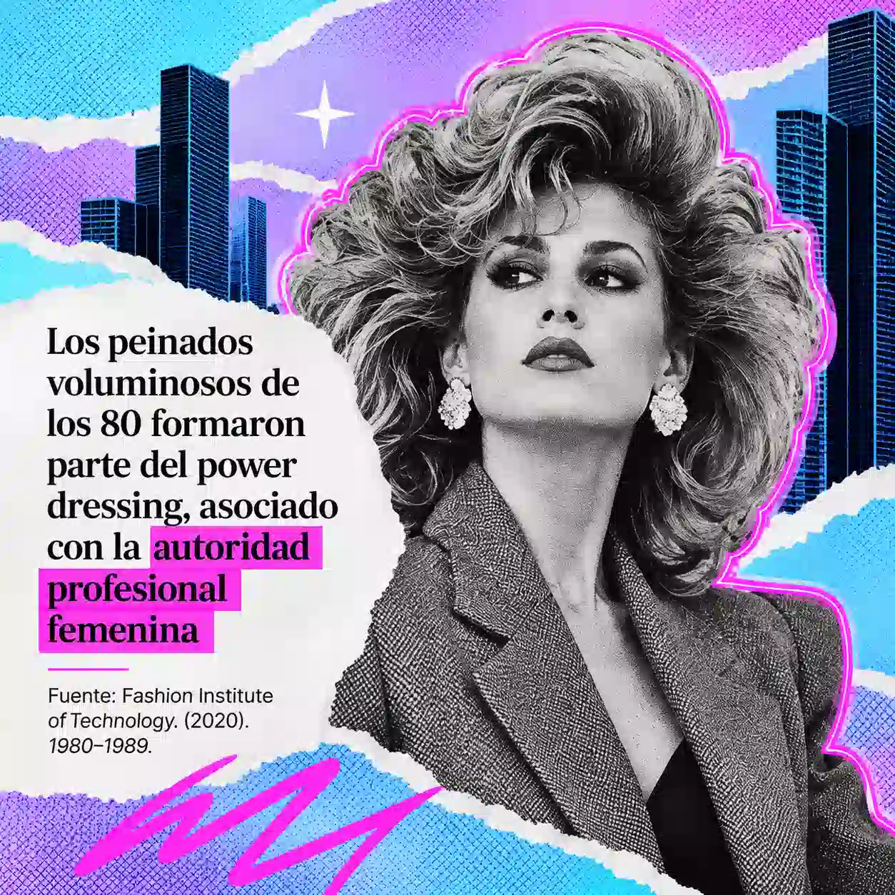 alt=peinados de la década de los ochentas