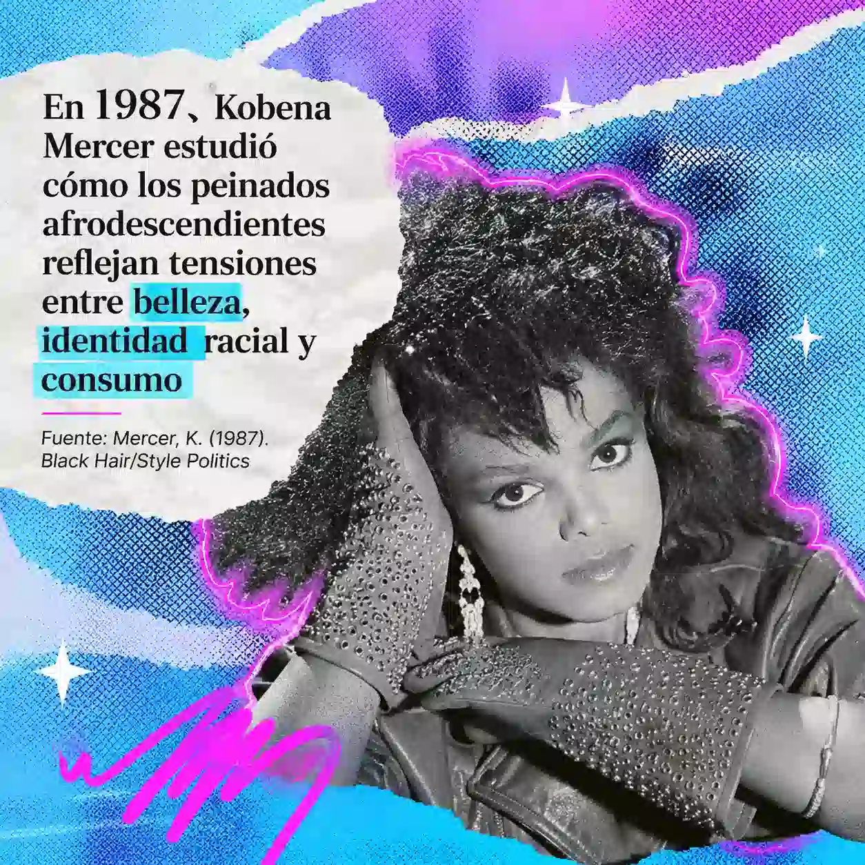 alt=peinados ochenteros con rizos y afros